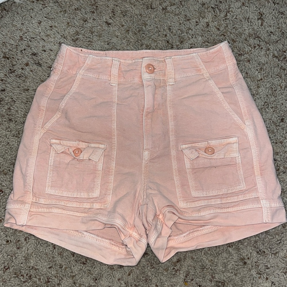 American Eagle Peach Highest Waist '90s Boyfriend Cargo Short